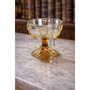 1909 Louisville KY Masonic Shriner's Convention Champagne Glass with swords